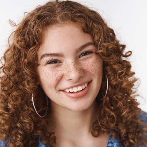 Mujer sonriendo