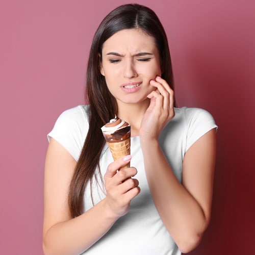 Mujer con sensibilidad