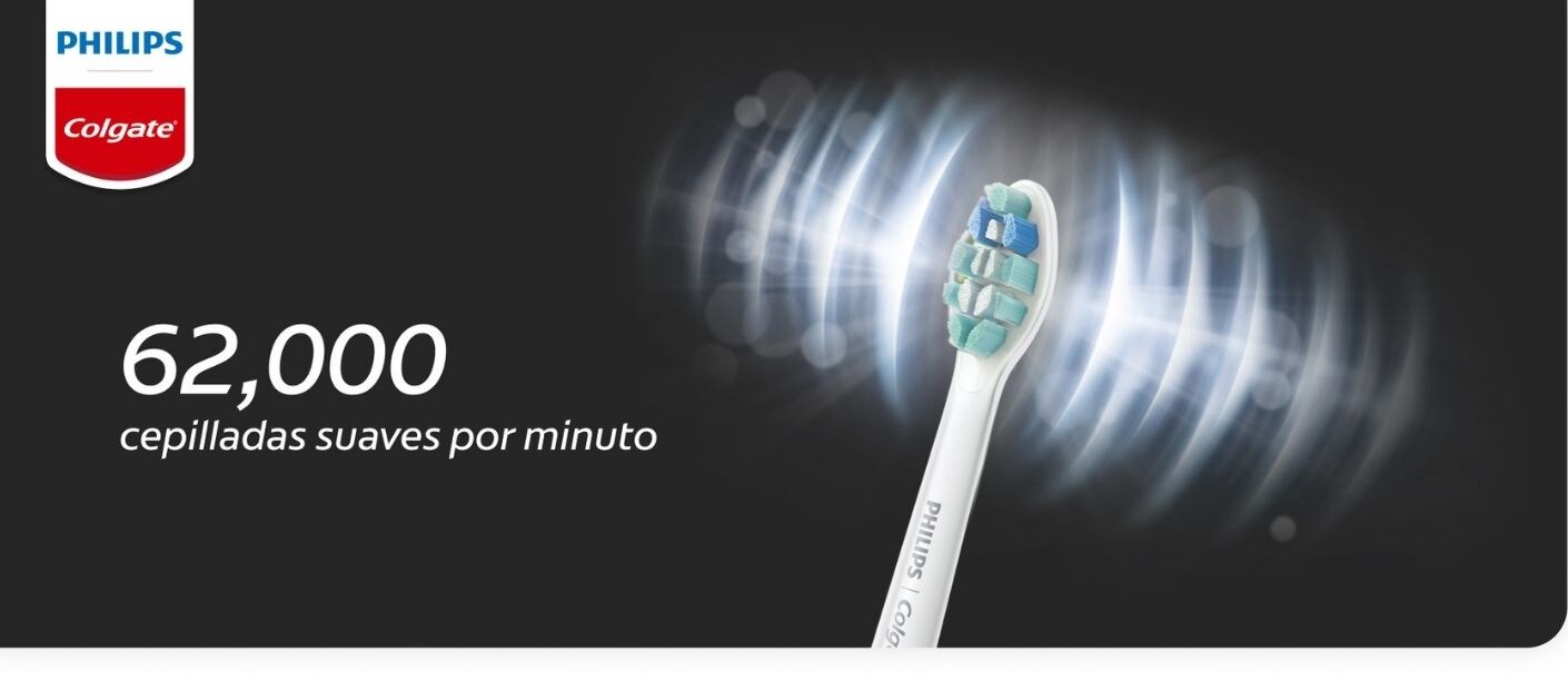 Cepillo SonicPro de Philips Colgate para 62000 cepilladas por minuto Cepillo SonicPro de Philips Colgate para 62000 cepilladas por minuto